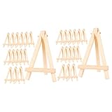 HAPINARY 30 Stk Kleine Staffelei Kleine Ölgemälde-staffelei Tisch Staffelei Malstaffelei Stativ Bilderrahmen Staffeleikarten Stehen Miniatur-staffeleien Kleiner Stand Tischstativ Hölzern