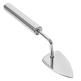 YARNOW Topfpresse Grubber Kanten Bagger Gartengeräte Entferner Loch gartenwerkzeuge Gartenarbeit Gardening Plants pflanzschaufel Bodenpresswerkzeug Gartenschaufel Rostfreier Stahl Silver