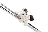 NICI MagNICI Pferd Mony K. Pony 12cm - weiß - Kuscheltier mit Magnet – Plüschtier haftet auf Metalloberflächen, Magnettafeln und Taschenhänkel als Reisebegleiter – tolle Geschenkidee | 62233