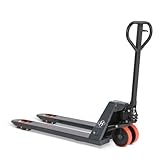 HEMMDAL Handhubwagen | 2.000 kg Tragkraft | 1.150 mm Gabellänge | 540 mm Gabel-Tragbreite | anthrazit | Tandem-Gabelrollen aus robustem Polyurethan | Hubwagen | Gabelhubwagen