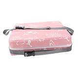 HAPINARY 1 Stück Höhenvergrößerndes Sitzkissen Esszimmerstuhl Reise Hochstuhl Tragbarer Hochstuhl Kinderstuhl Hochstuhl Stühle Für Draußen Hochstuhl Bodenstühle Stuhlpolster Rosa
