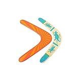 Bumerang Holz V-förmige, 2 stücke Boomerang Wurf Spielzeug Holzbumerang V Form Bumerangs aus Holz klassische wooden Übergeben Boomerang Rückkehr Outdoor Sport Flying spiele für Kinder und Erwachsene