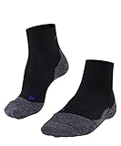 FALKE Herren Wandersocken TK2 Explore Cool Short M Sso Lyocell Funktionsmaterial antiblasen dick 1 Paar, Schwarz Black-Mix 3010, 44-45