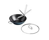 Joseph Joseph Space 32 cm Antihaft-Wok mit klappbarem Griff und Deckel