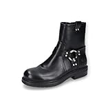 Dockers by Gerli Damen Biker Boots, Frauen Stiefeletten,warm gefüttert,uebergangsschuhe,uebergangsstiefel,Winterschuhe,schwarz,40 EU