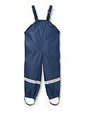 Playshoes Matschhose Regenlatzhose Ungefüttert Unisex Kinder Wind- und wasserdichte Regenhose Regenbekleidung, marine, 98