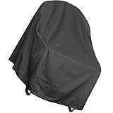 HOMSFOU Gartenstuhl Überzug Oxford Gewebe Schaukelstuhl Schutzhülle mit Kordelzug UV und Frostbeständig für Terrassenmöbel Wetterfeste Stuhlmanschette