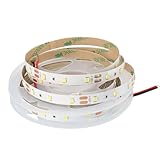 JANDEI - LED-Streifen 5 Meter 12V nicht wasserdicht, 300 LEDs, SMD 2835, Lichtleiste für Decke, Möbel, Zimmer, Vitrinen (Netzteil nicht enthalten) (Natürliches Licht 4200k)