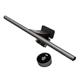 BenQ ScreenBar Halo 2 – LED Monitorlampe mit kabellosem Controller, blendfreiem Licht, einstellbarer Helligkeit und Farbtemperatur, augenschonend, USB-betrieben