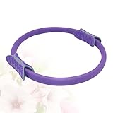 SHERCHPRY Rutschfester Pilates Ring Fitnessring aus Langlebigem Material mit Griffen Mittelgroßer Yoga Fitnessring für Damen Trainingsgerät für Muskelkraft Körperhaltung und Balance für