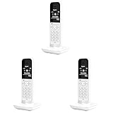 Gigaset CL390HX - Design DECT-Mobilteil mit Ladeschale - Fritzbox-kompatibel - Schnurloses Telefon für Router und DECT-Basis - 2 Akustik-Profile, weiß [Deutsche Version] [Ohne Basis] (Packung mit 3)