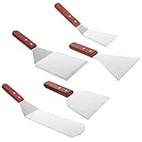 DIRBUY Metallspatel, Edelstahl, Pfannenwender, Pfannenwender, Pfannenwender, Pfannenwender, Pfannenwender, Pfannenwender, Pfannenwender, Grill-Grillschaber, spülmaschinengeeignet