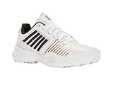 K-Swiss Performance Damen Court Express HB Tennis Shoe, White/Black/Rose Gold, 40 EU