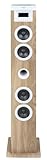 THOMSON Multimedia-Tower mit CD-Player, Bluetooth, weiß, DS121CD