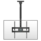 BONTEC TV-Deckenhalterung Neigbar und Schwenkbar, 6-Fache Höhenverstellbar für 26-65 Zoll TV Decke, bis zu 45kg, max.VESA 400x400mm