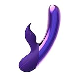 Rabbit Vibrator Vibrator Sexspielzeug Vibratoren Frauen Leise 10 Vibrationsmodi Für Frauen mit LED Silikon Vibrator, Sexspielzeug für Die Frau und Paar, Lila