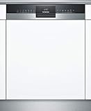 Siemens SN53HS36TE iQ300 Teilintegrierter Geschirrspüler / E / 92 kWh / 12 MGD / Smart Home kompatibel via Home Connect / varioSpeed Plus / Oberkorb mit rackMatic