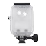 NINMORTH Unterwassergehäuse OSMO360 Panoramakamera, 45m Tiefenbewertung, Touchscreen-Design, PC + gehärtetes Glas + für Edelstahlkonstruktion, transparent