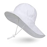 Ami&Li tots Baby Hut Nackenschutz Kinder Baumwolle Anti-UV UPF 50 Sonnenhut Mädchen Junge Säugling Kind Kleinkind