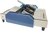 Booklet Maker Papierordner Falzmaschine, Sattelstich-Flachheft-Bindemaschine, A3 A4 A5, für Broschüren Handbücher Einladungen