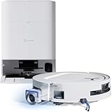 ECOVACS DEEBOT T80 Omni Saugroboter mit Wischfunktion, 18.000 Pa, OZMO Roller Wischwalze mit kontinuierlicher Frischwasser-Selbstreinigung, ZeroTangle 3.0, Moppwäsche mit 40-75℃ heißem Wasser, Weiß
