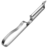 Universal-Sparschäler, Pendelschäler einschneidig, Sparschäler, Gemüseschäler, Edelstahlklinge, Hochwertige Gemüseschäler 2-in-1, spülmaschinengeeignet, Spargelschäler