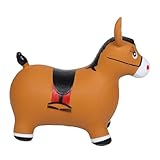 Springendes Auf Reiten Dinosaurier-schaukelpferd Aufblasbares Springpferd Drachen-hüpfbälle Dinosaurierspielzeug Für Hüpfspielzeug Für Light Brown PVC Toyvian