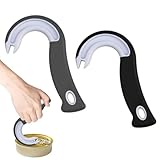 LLMSIX Dosenöffner für Senioren, Limonadendosenöffner, komplette Abdeckung, einfacher Tab-Öffner mit rutschfestem Griff zum Öffnen von Getränkedosen und Schutz der Nägel, 2 Stück