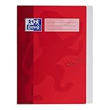 Oxford Schnellhefter A4, fester Karton, Soft Touch-Oberfläche, rot