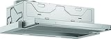 Bosch Hausgeräte DFL064A52 Serie 4 Flachschirmhaube, 60 cm breit, Um- & Abluft, Made in Germany, EcoSilence Drive leiser und effizienter Motor, LED-Beleuchtung gleichmäßige Ausleuchtung, Silber