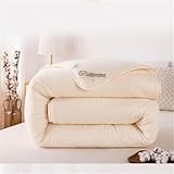 MIAOMI Steppdecke aus langstapeliger Baumwolle, Winterdecke ist verdickt, um den ganzen Winter warm zu halten, 4 kg, 200 x 230 cm(3kg,220X240cm)