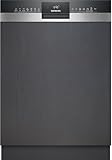 Siemens SN53ES06VE, iQ300 Smarter Geschirrspüler, Teilintegrierte Spülmaschine, 60 cm, Besteckschublade, auto Türöffnung, 3-fach rackMatic, besonders leise, intensiveZone, varioSpeed, aquaStop
