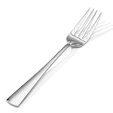 KINGSTONE 4-teiliges Menügabel-Set, 18/10 Edelstahl-Gabeln, silberfarben, lebensmittelecht, 4 Stück, Metallgabeln für Zuhause, Küche, Hochzeiten, Partys oder Restaurant, spülmaschinenfest, 20,8 cm