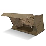 Gonex 1.5kg Ultralight 1 Person Backpacking Zelt mit Baldachin, Wasserdichtes Wanderzelt, Camping Shelter, Outdoor Zelt