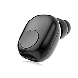WatioWave Kabellose Bluetooth-Kopfhörer mit 55-mAh-Akku. Das Elegante Schwarze Design Macht sie ideal, um Ihre Musik ohne Unterbrechung zu genießen und Ihr Hörerlebnis zu verbessern.