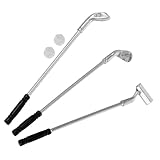 BESTonZON 1 Satz Minigolf Spiel Miniatur Golfbälle Simulator Golfen Einzigartige Dekoration Mini-Hausschmuck Mini -Hausdekorationen Mini-House-Golfclub Puppenhaus-Golf Legierung Black
