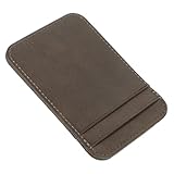 NOLITOY Kartenetui aus Robustem Leichtem Material Portabler Kartenhalter für Visitenkarten Ausweise und Führerscheine Multifunktionale Schutzhülle in Tiefgrau für Internationalen