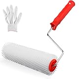 23 cm Entlüftungsroller Stachelwalze Handstachelwalze Entlüftungsroller zur Entlüftung von Bodenbeschichtungen (fig. reaktionär)