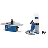 BUNDLE Scheppach Fräsmaschine HF50 | 1500W | Spannzangen 6,8 bis 12mm | Spindelhöhe max. 40mm | inkl. Tischverbreiterungen + Scheppach Absauganlage HD12 | 550W, Luftleistung 1150m³/h