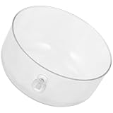 iplusmile Transparente Acryl Lebensmittelabdeckung Klein Runde Kuchen und Käseglocke Staubdichte Servierhaube für Zuhause Party und Picknick