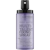 Catrice Prime And Fine Multitalent Fixing Spray, Transparent, langanhaltend, vegan, ohne Alkohol, ohne Parabene, ohne Mikroplastikpartikel, 1er Pack (50ml)