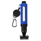 TOBBOMEY Golf Reinigungsbürste mit Wassertank Robuste Borsten für Tiefe Rillenreinigung Kompakt und Tragbar mit Sprühfunktion Auslaufsicher für Golfschläger und Zubehör Leicht zu Bedienen