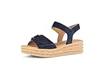 Gabor Damen Plateausandalen, Frauen Sandalen,Best Fitting,Plateausandaletten,bequem,Sommerschuhe,Freizeitschuhe,Atlantik (Natur),38 EU / 5 UK