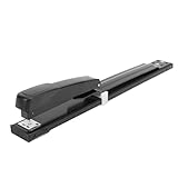 Langarmhefter, Broschürenhefter, Hefter für den Schreibtisch, Bürohefter, Tischhefter, 20 Blatt Kapazität, 39 Cm, Tragbarer Tischhefter für Büro, Schule, Zuhause