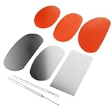 OHPHCALL Töpferwerkzeug 8 Stück Polymer Clay Schnitzwerkzeuge Tonmodellierwerkzeug Bastelwerkzeug mit Abgerundeten Kanten für Selbstgemacht Kunst und Tonskulpturen