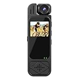Boddceto 1080P HD Mini-Kamera - Tragbare Digitale Videorecorder-Kamera mit Infrarot-Nachtsicht, Kompakter Sport-DV-Camcorder,A