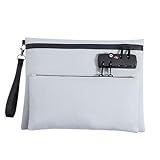 Senermter Sicherer Geldbeutel | Geldbeutel für Reiseaufbewahrung | Für Registerkasse, modische Nutzung, gesichert für Pässe, Frauen, Notarbedarf, Bank, Reise und tägliche Organisation