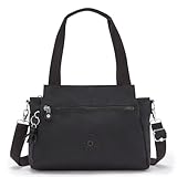 Kipling Elysia Mittelgroße Schultertasche, Schultertaschen, Black Noir (Schwarz)