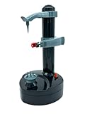 pelamatic - Elektrischer Obst- und Gemüseschäler | Spart Zeit & Mühe | Sicherheitsdesign | Leicht zu reinigen | Mit 2 zusätzlichen Klingen, Schwarz, Kunststoff