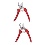 Sosoport 2St Gartenschere hochastschere pruning shears trimmschere astschneider schnittlauchschere Gartenwerkzeug garten wergzeuge fadenschere Obstbaumschere Gartenbeschneidungswerkzeug rot